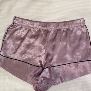 Victoria's Secret Lavender Satin Shorts
